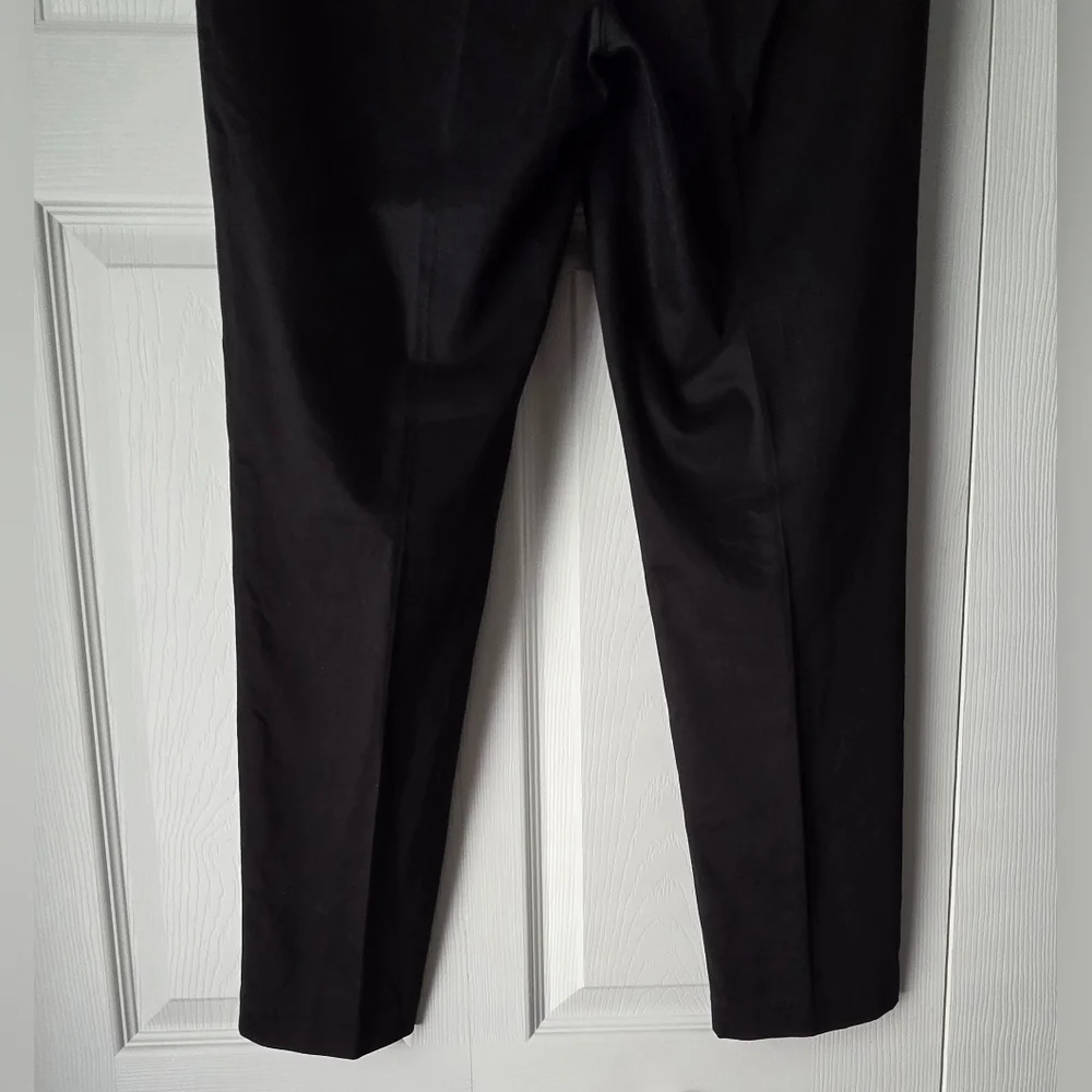 MMK Black Dress Pants with Silver Zippers Size 8 - Picture 10 of 12